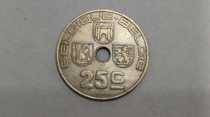 Belgia-25 Centimes 1939