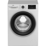 Masina de spalat rufe Beko B5WF U78418 WB, 8 kg, 1400 rpm, SteamCure, Recycled Tub, HomeWhiz, Motor ProSmart Inverter, AquaTech, Blocare acces copii,