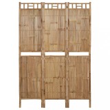 VidaXL Paravan de cameră cu 3 panouri, 120 x 180 cm, bambus