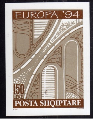 Albania 1994 Europa CEPT discoveries imperf.sheet Mi.B101 MNH CA.009 foto