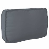 VidaXL Pernă pentru spătar din paleți Antracit 70 x 40 x 12 cm