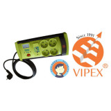 Vipex 43024 Prel protectie la supratensiune (3&times;1,5mm) 4P USB 3m
