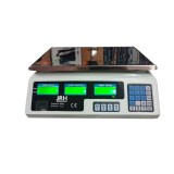 Cantar Electronic JRH 40kg cu LCD, Inox, Functie Tara, Calcul Pret, Oprire Automata