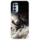 Husa compatibila cu Oppo A5 (2020) model Ghost of Tsushima, Silicon, TPU, Viceversa, Transparent, Carcasa