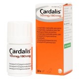 Cardalis 10 mg / 80 mg &ndash; 30 tablete pentru c&acirc;ini