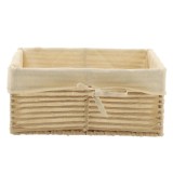 Coș Depozitare H&acirc;rtie / Metal / In 30X25X13,5 Cm &ndash; Crem | Organizatoare Baie