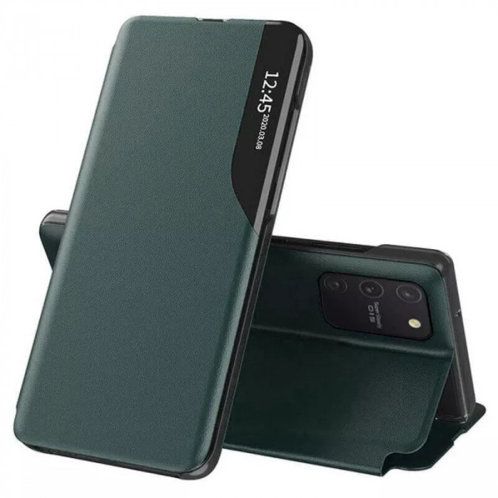 Husa Tip Carte Samsung Galaxy S10 Lite Verde TCHEFD