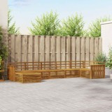 vidaXL Seturi de canapele 7 pcs natural Lemn Solid de Acacia 3373814