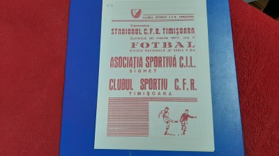 program CFR Timisoara - CIL Sighet foto