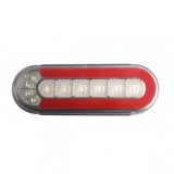 Lampa LED Auto V1873, 4 Functii: Frana, Pozitie, Semnalizare Dinamica, Mers Inapoi, 12/24V, 165x58mm, Omologare ECE, EMC, IP66/68