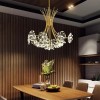 Candelabru Cristal Zetos 13XG4 Auriu, Alessandro DESIGN