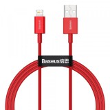 Cablu Date si Incarcare USB-A - Lightning Baseus Superior Series, 20W, 1m, Rosu CALYS-A09, Apple
