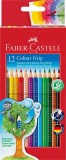 CREIOANE COLORATE 12 CULORI GRIP 2001 FABER-CASTELL, Faber Castell
