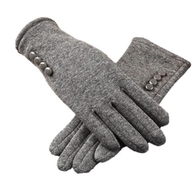 Manusi de dama captusite gri foto