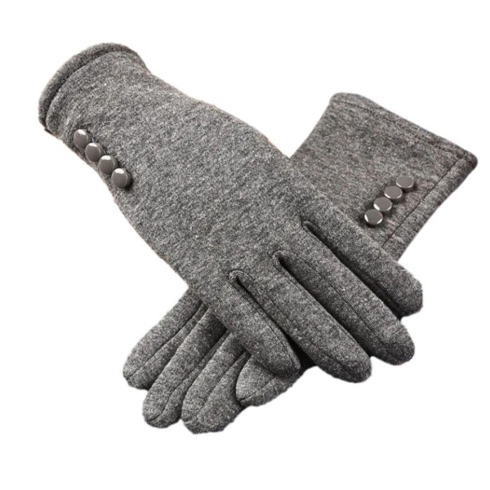 Manusi de dama captusite gri