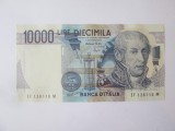 Italia 10000 Lire 1984 UNC,bancnota din imagini