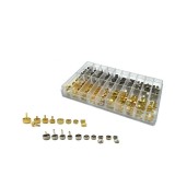Set 300 Coronite Ceas Argintii Aurii 3.5-6mm Time Veranda - Piese Accesorii Ceasornicarie
