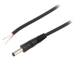 Cablu Alimentare DC 4,8/1,7 Negru 1,5m