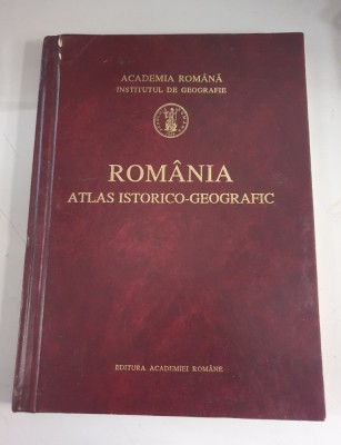 Romania. Atlas istorico-geografic foto