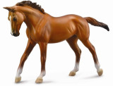 Figurina Cal Thoroughbred Mare Chestnut Deluxe, Collecta
