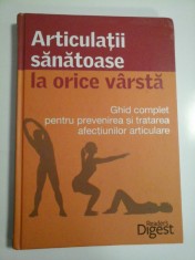 ARTICULATII SANATOASE LA ORICE VARSTA - READER&amp;#039;S DIGEST foto