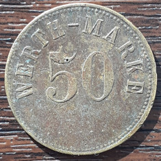 (M2562) JETON GERMANIA - 50 PFENNIG WERTH-MARKE, PERIOADA 1871-1948, COMERCIAL