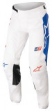 Pantaloni Off-Road Alpinestar Racer Compass Alb / Rosu / Albastru Marimea 34 3722122253734, Alpinestars