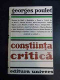 Constiinta Critica - Georges Poulet ,543221