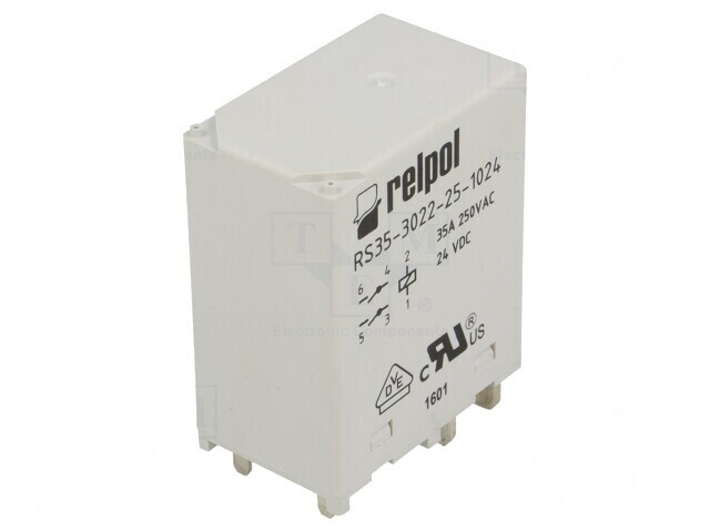 Releu electromagnetic DPST-NO 24VDC 35A RS35