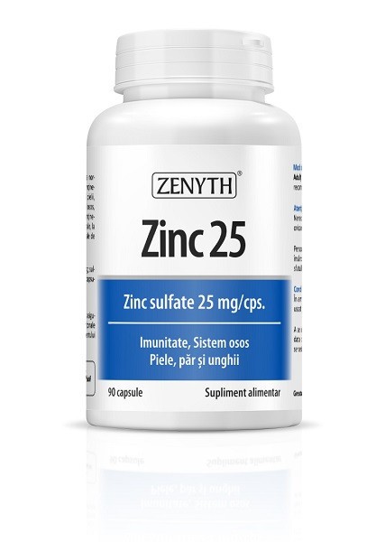 ZINC 25MG 90CPS