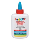 Adeziv Lichid Carioca School Glue, Alb, Capacitate 100g, Fără Solvenți, Lavabil