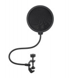 Filtru pop flexibil Mic-shield dublu strat pentru microfon - 150mm, Oem