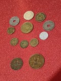 (5 + 10 centimes) 1912 Franta + Lot 10 monede Franta (diferite ca valoare / an) [poze]