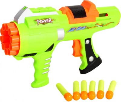 Pistol cu lansator si cartuse din spuma Air Blaster, Malplay 101960 foto