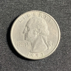 Moneda quarter dollar 1993 USA