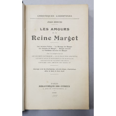 LEA AMOURS DE LA REINE MARGOT par JEAN HERVEZ , 1911