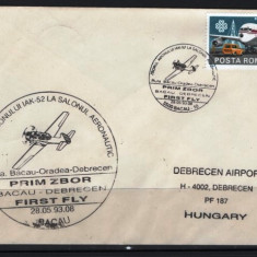 ROMANIA 1993 - AVIATIE. PRIM ZBOR AVION IAK-52. PLIC OCAZIONAL, Z74