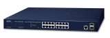 NET SWITCH 16PORT 1000M/GS-4210-16T2S PLANET