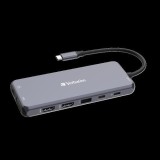 Verbatim USB-C Pro Multiport Hub CMH-14 2xHDMI | VGA| RJ45 | 3xUSB-A 3.2 |