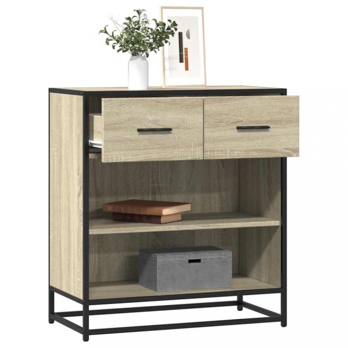 vidaXL Bufetă Stejar Sonoma 68x35x76 cm Lemn prelucrat 848985