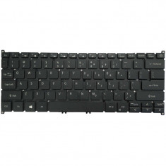 Tastatura Laptop, Acer, Swift 1 SF114-32, SF114-33, SF114-34, iluminata, neagra, layout US