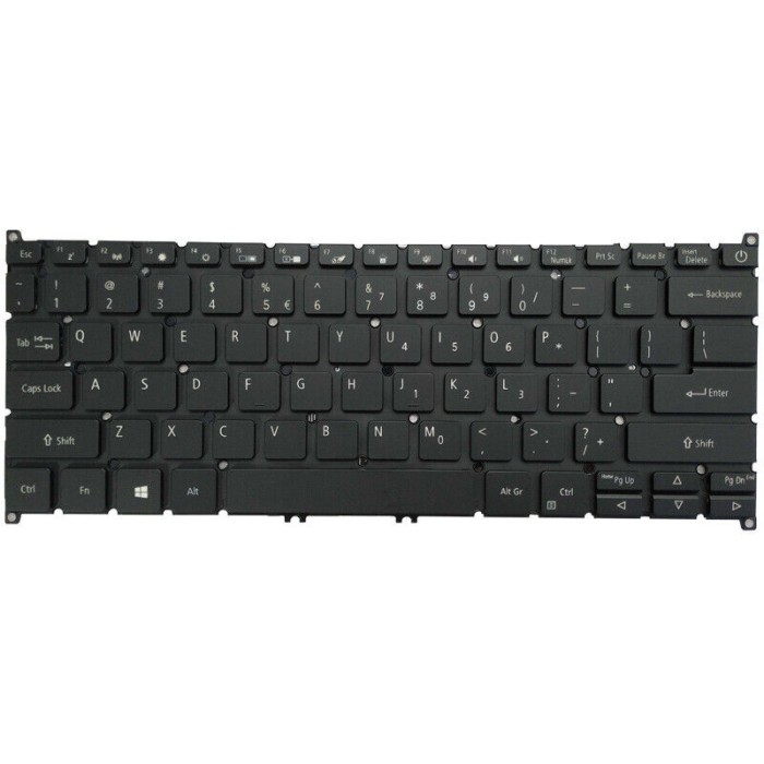 Tastatura Laptop, Acer, Aspire 3 A314-22, A314-22G, N20Q1, iluminata, neagra, layout US