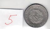 Romania 1966 1 leu varianta rara ( 5 ), Cupru-Nichel