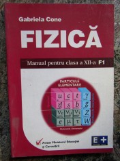 FIZICA, MANUAL PENTRU CLASA A XII-A F1-GABRIELA CONE foto