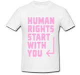 Cumpara ieftin Tricou &quot; Drepturile omului incep cu tine &quot;
