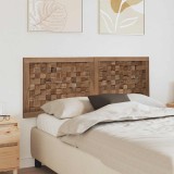 vidaXL Tăblie cap Pe perete natural 140 cm Lemn solid de tec 42024561