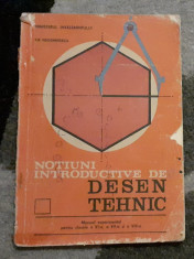 Manual Notiuni introductive de desen tehnic, 1990 foto