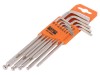 Set chei imbus BAHCO BE-9880, nichelat, dimensiuni HEX 1/4, 1/8, 3/16, 3/32, 5/16, 5/32, 7/32, 7/64, 9/64, 1/16, 5/64, 0.05