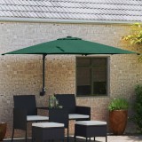 vidaXL Parasol de Grădină Verde 248,5 x 247,5 x 160 cm 42003252