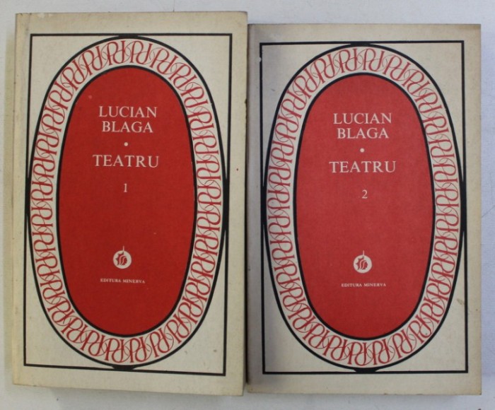 TEATRU de LUCIAN BLAGA , VOLUMELE I - II , 1984